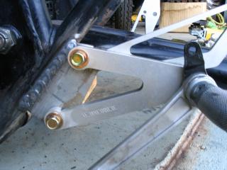 cb550 rearsets